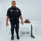 108 GI Joe 12 inch Police Black Uniform 1:6 Action Figure with Accessories