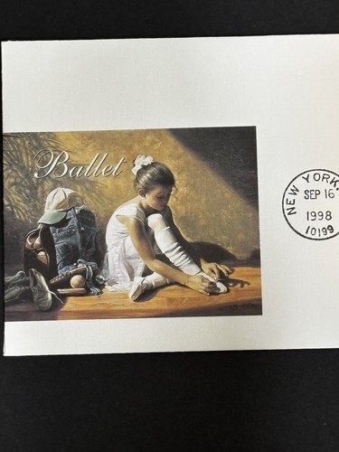 American Ballet Dancer Sealed Sheet 20 Stamps & New York FDC Scott 3237 MNH MINT - Picture 6 of 8