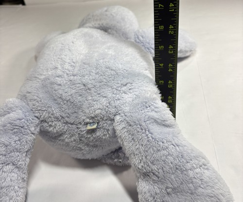 Pottery Barn Kids Plush Bunny Blue Long Ear Rabbit 18” Stuff Animal Snuggle Gift - Picture 10 of 10