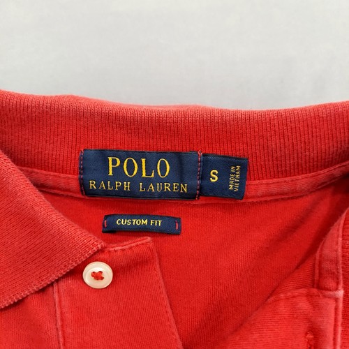 Ralph Lauren POLO SHIRT Mens Size Small Tee Red Short Sleeve  - Picture 3 of 7