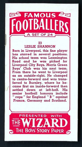 THOMSON - FAMOUS FOOTBALLERS (24) - PICK THE CARDS YOU NEED - Picture 47 of 49