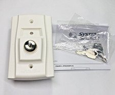 SYSTEM SENSOR WHITE FIRE ALARM KEY SWITCH REMOTE STATION RTS151KEY
