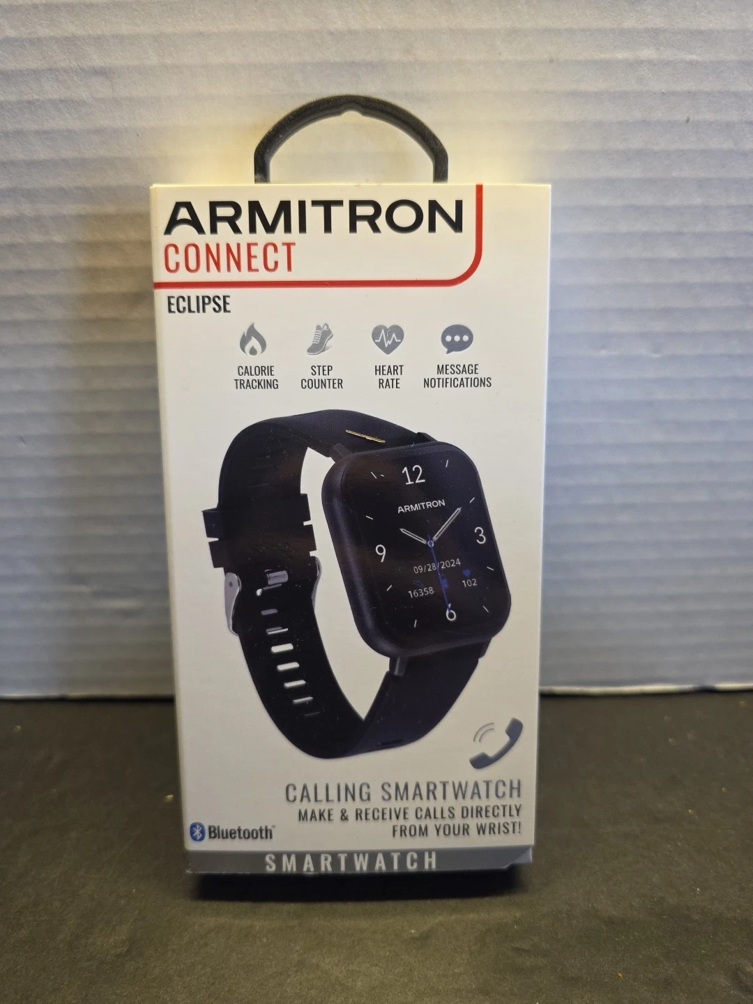 Armitron Connect Eclipse Calling Smartwatch 45mm Black Silicone Fitness Tracker