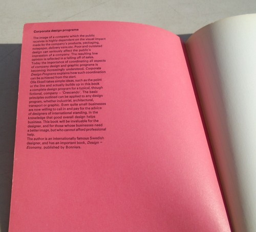 Corporate Design Programs By Olle Eksell paperback - Picture 6 of 18