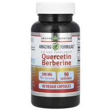 Amazing Formulas, Quercetin Berberine, 90 Veggie Capsules