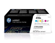 HP 410A Cyan,Magenta, Yellow Toner Cartridge For HP Printers (3 Pack) READ