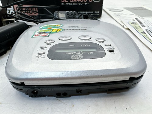 Panasonic SL-SX400 Portable CD Player Silver w/ Remote & AC Adapter Working - Picture 4 of 23