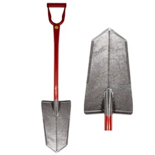 King of Spades Super Sampson D-Handle Shovel – Red Heat-Treated Blade USA Made