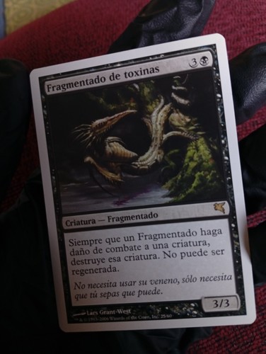 MTG TOXIN SLIVER (Fragmantado de Toxinas) SPANISH VERY RARE Salvat-Hachette WOTC - Picture 4 of 8