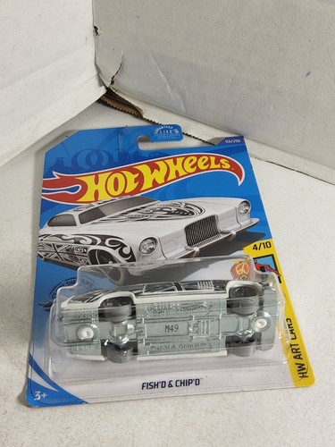 2020 Hot Wheels HW Art Cars - FISH'D & CHIP'D - 4/10 - 113/250 - GHC16 - Imagen 3 de 12