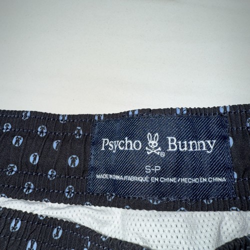 Bañador Psycho Bunny talla S Bendigo para hombre XL azul estampado integral - Imagen 4 de 9