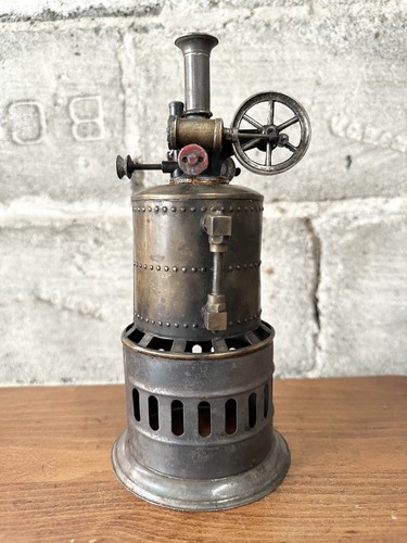 Early Weeden Mfg Co Upright Vertical Steam Engine No. 3 New Bedford MA Antique