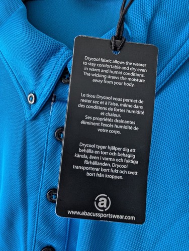 Abacus Herren European Tour Golf Trikot Langarm - 3XL - Neu mit Etikett - Bild 3 von 5