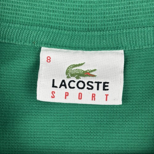 Lacoste Polo Shirt Mens XXL FR8 Green Short Sleeve Cotton Crocodile Logo - Picture 2 of 7