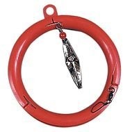 Clarkspoon R-0RBMS Rigged Silver 2.5'' Spoon 24Ft 30Lb Test 4'' Wheel Sz3 Swivel