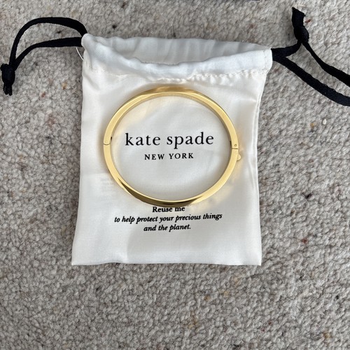 Kate Spade New York Set in Stone Hinged Bangle - +Bag - Unwanted Gift - £65 RRP - Picture 3 of 13