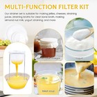 2Pcs Soybean Milk Strainer Stand Stainless Steel Strainer Stand Jelly waVSt
