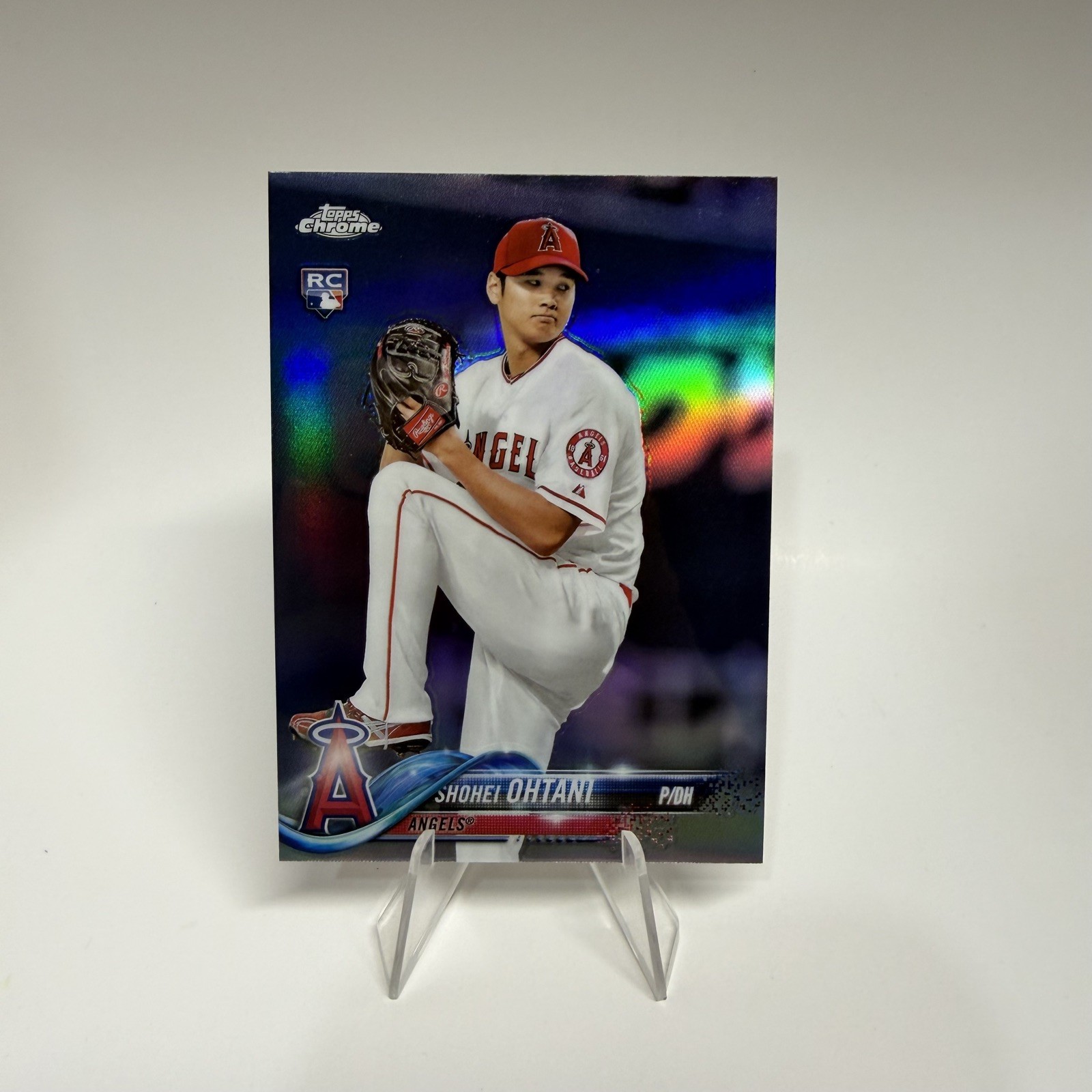 Shohei Ohtani 2018 Topps Chrome #150 MVP Dodgers RC Rookie Refractor 🔥