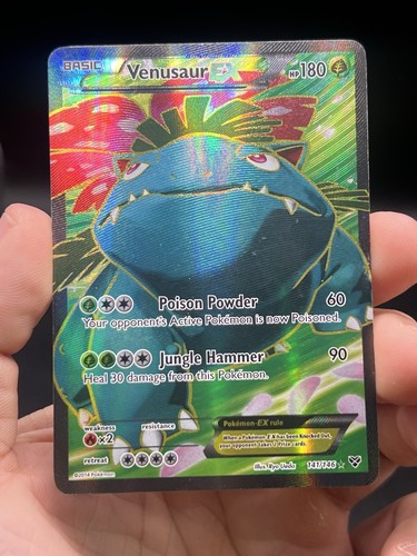 Pokémon TCG Venasaur EX Full Art 141/146 XY Base Set English MP - Picture 3 of 4