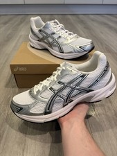 UK 7 - ASICS Gel-1130 White/Pure Silver - New In Box - Trusted Seller 🛍️