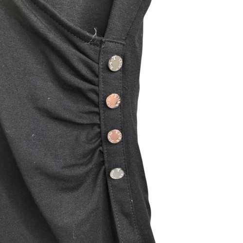 White House Black Market Bluse Damen S schwarz Y2K Karriere Abend V-Ausschnitt neu mit Etikett $ 58 - Bild 6 von 8
