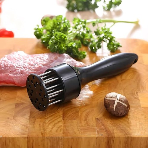 Professional Meat Tenderizer Stainless Steel Needle Cooking Hammer Kitchen Tool - Picture 13 of 13