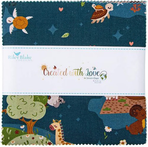 Trapunta Creata Con Amore Riley Blake 5" Impilatore 42 100% Cotone Pretagliata Quadrati - Foto 2 di 7