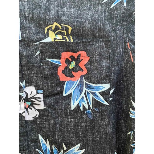 Urban Pipeline Boys Button Down Shirt Blue Floral Short Sleeve Collared L - Picture 6 of 7