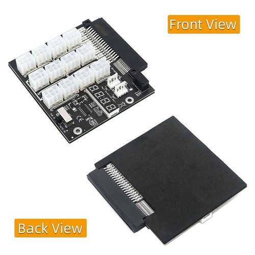 ATX 12x 6Pin Breakout Board with flash LED for Dell brand PSU and BTC Mining - Picture 5 of 10