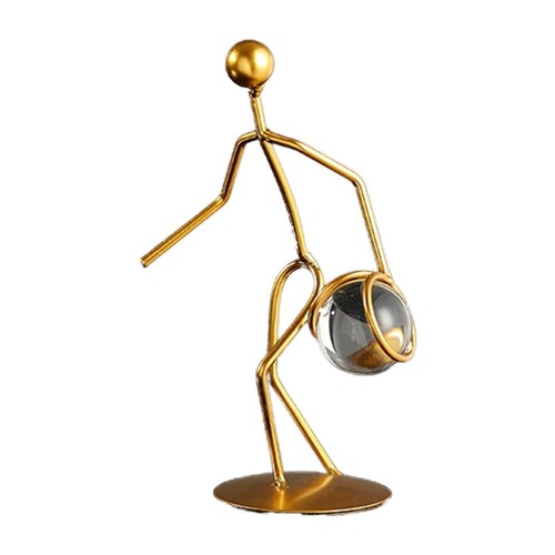 Athlete Crystal Ball Figurine for Creative Doing Sports Restaurant Bar Dining Ro - Picture 3 of 10