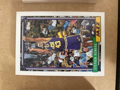 Juego de 2 series parciales de baloncesto Topps 1992-93 - 199-396 - sin Shaquille O'Neal RC - Imagen 6 de 7
