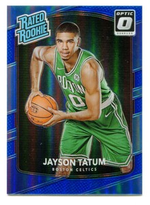 JAYSON-TATUM-2017-18-Panini-Donruss-Optic-Blue-Holo-Rated-Rookie-Card-RC-21-49