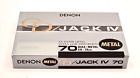 Denon Metal Cd Jack Iv 70 Blank Audio Cassette Tape (Sealed) New