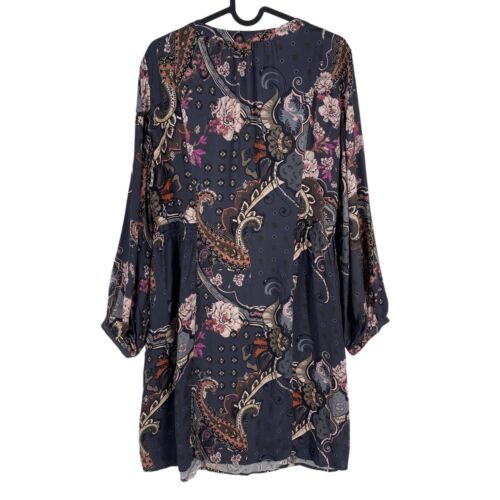 ODD MOLLY Women Dark Grey Demi Short Long Sleeves Dress Size 2 / M - Picture 3 of 11