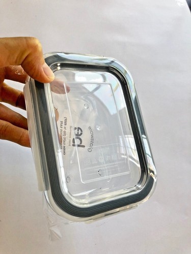 BASIC ESSENTIALS Glass Container LOCKING LID LEAK-PROOF SEAL THERMAL SHOCKPROOF - Picture 7 of 7
