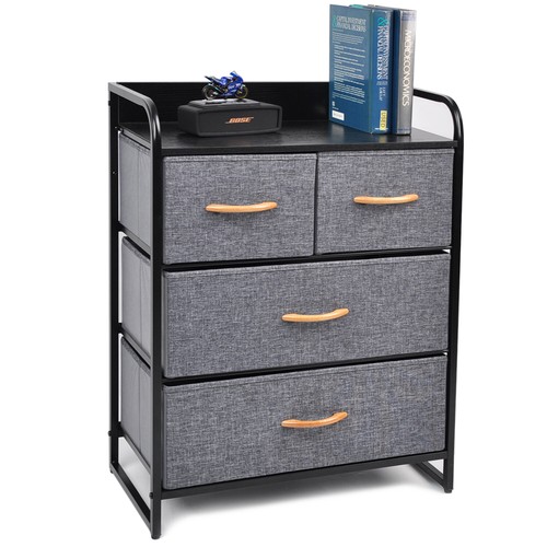 Cerbior Stoff Schublade Kommode Aufbewahrung Turm Schrank Organizer Einheit Schlafzimmer Zuhause - Bild 24 von 35