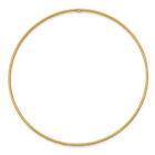 10k Yellow Gold 8in 1.5mm Diamond-Cut Slip-on Bangle Bracelet