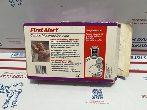 First Alert Vintage Carbon Monoxide White Detector Protect Your Family- Open Box - Picture 2 of 2