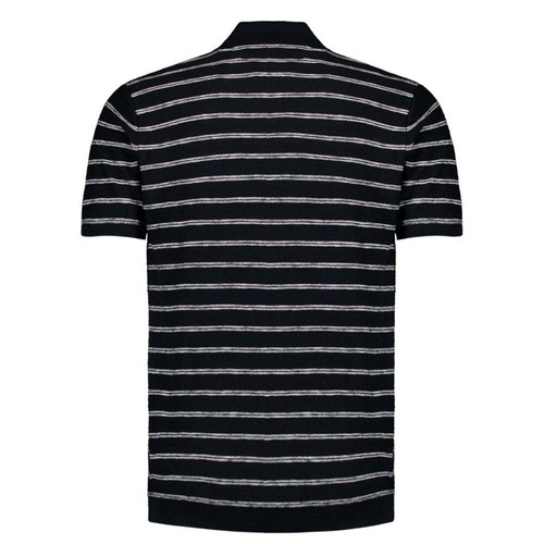 No Excess Herren Poloshirt Regular Fit blau weiß gestreift 27210341 078 night - Picture 7 of 7
