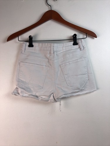 Ken Can women's/teenagers jean shorts white sz 5/26-nice! J19 - Picture 6 of 8