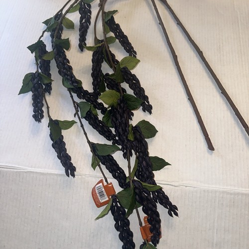 Vástago de bayas azul oscuro 48” Ashland nuevo juego de 2. - Imagen 1 de 3