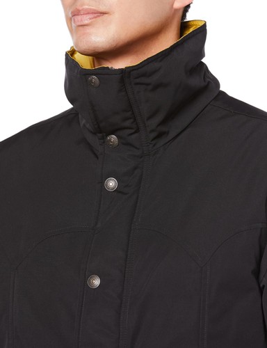 Levi's Webster Western Down Puffer Jacket Coat Warm Black $198 NEW sz L - Picture 3 of 8
