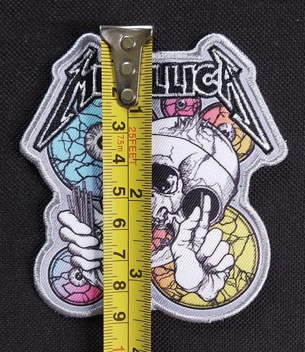 METALLICA Shortest Straw ~ Licensed Iron On Heavy Metal Band Battle Jacket PATCH - Picture 3 of 6