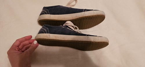 TAOS Schuhe - blaue Canvas Stoff Schnürschuhe Starburst Sneaker, Größe 8 - Bild 8 von 10