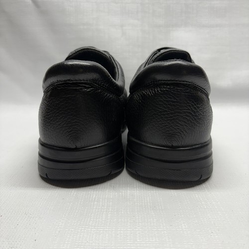 Drew Walker II Oxford Black Leather Orthopedic Diabetic Shoes Men’s 10.5 4W - Picture 5 of 7