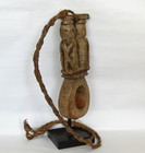 Gh, Ancien Primitive Beurre Churner Ethnique Art Utilisé en Bois Ghurra Népal