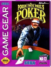 Poker Face Paul's Poker (Sega Game Gear) Game & Manual - No Case(box)