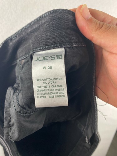 Joe's Jeans Damen W 28 Schwarz Skinny Ankle Stretch Denim Distressed Actual 30x26 - Bild 11 von 12