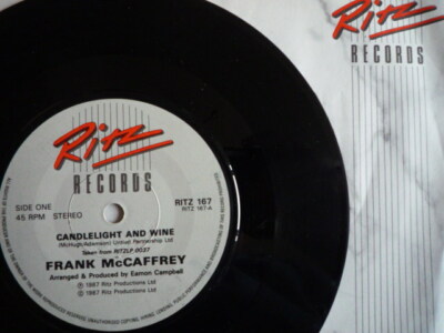 Frank McCaffrey    Candlelight And Wine    RITZ 167     VINYL LOOKS MINT 