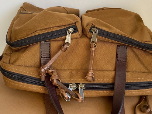 FILSON Dryden Valigetta in nylon a tracolla da uomo - Whisky - Foto 10 di 13